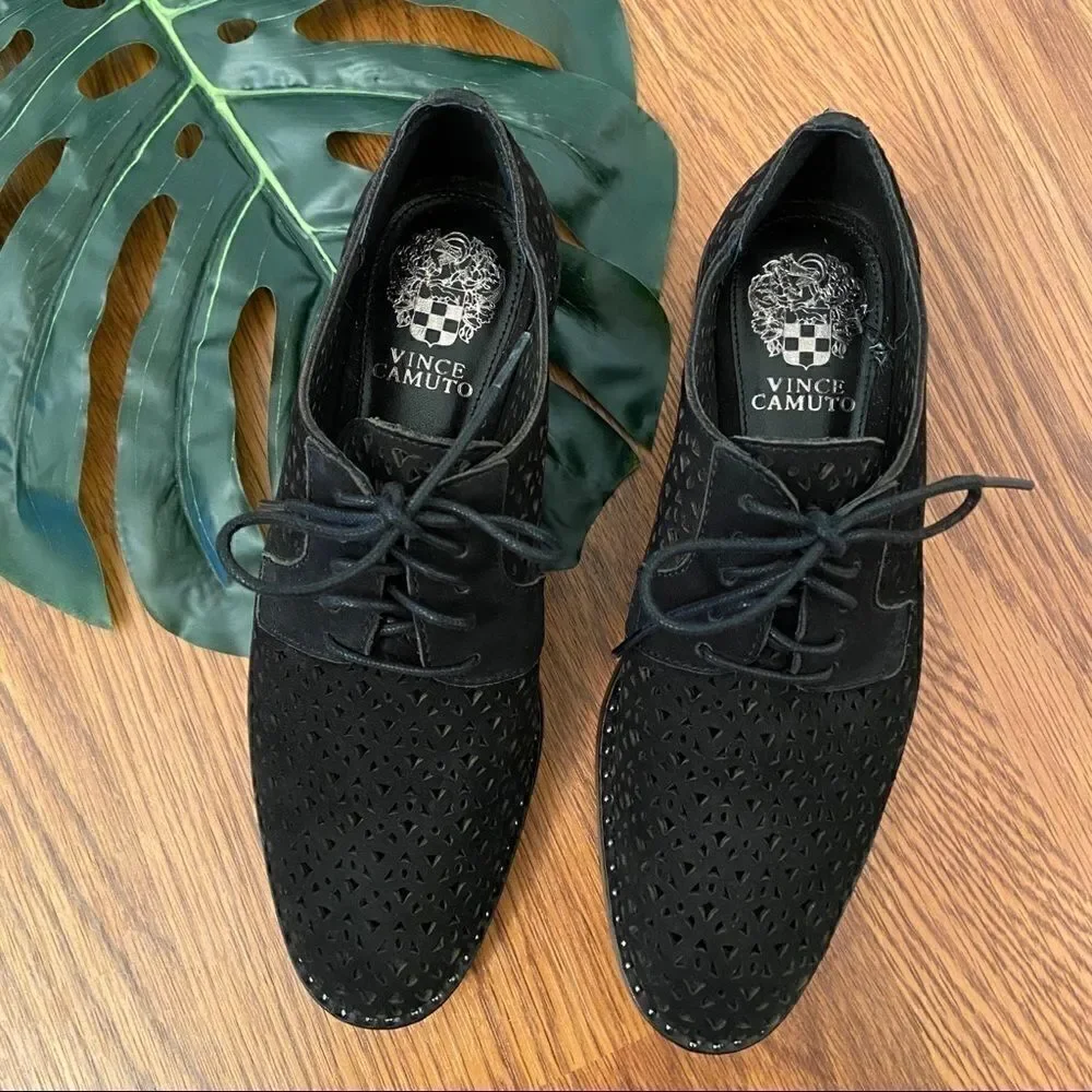 NEW Vince Camuto Lesta Perforated Derby Oxfords